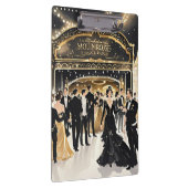 黒と金 豪華な贅沢、ムーラン・ルージュスタイル クリップボード (右)