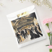 黒と金 豪華な贅沢、ムーラン・ルージュスタイル フェイバーバッグ (封をした状態)