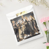 黒と金 豪華な贅沢、ムーラン・ルージュスタイル フェイバーバッグ (封をした状態)