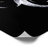 黒と銀のタトゥー天使 ポスター (角)