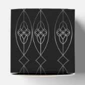 黒と銀のデコキューブ フェイバーボックス (上部)