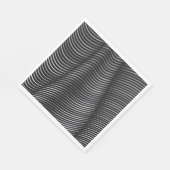 黒と銀の光学錯覚 スタンダードランチョンナプキン (角)