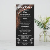 黒と銀の新年メニュー&シャンパングラス メニュー (スタンド正面)