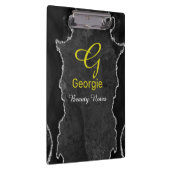 黒と銀の重ね合わせクリップボード クリップボード (右)