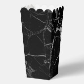 黒と銀の静脈大理石 フェイバーボックス (正面)