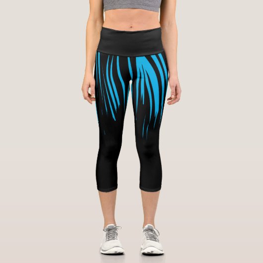 黒と青のカプリス  カプリレギンス (正面)