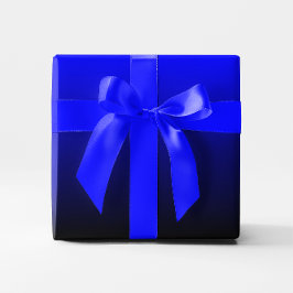 黒と青のグラデーション ラッピングペーパー