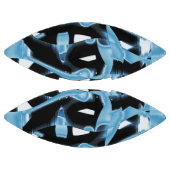 黒と青のスクラップまたはテープの破壊、染色 アメリカンフットボール (パネル)