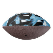 黒と青のスクラップまたはテープの破壊、染色 アメリカンフットボール (回転270)