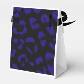 黒と青のヒョウ模様 フェイバーボックス (裏面サイド)