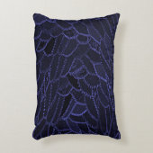 黒と青の強調枕 アクセントクッション (正面(垂直))