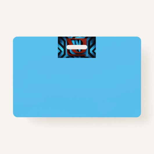 黒と青の背景にNetflixの激しいロゴ – バッジ (裏面)