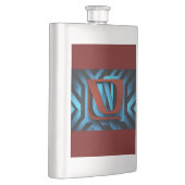 黒と青の背景にNetflixの激しいロゴ –  フラスク (右)