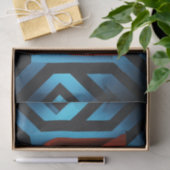 黒と青の背景にNetflixの激しいロゴ – 薄葉紙 (ギフト)