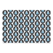 黒と青の青いクリスマスツリー