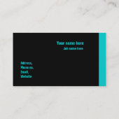 黒と青 名刺 (裏面)