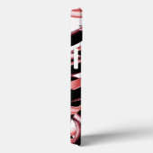 黒と鮭の切れ端、白テープを破壊 Case-Mate iPhoneケース (裏面 / 右)