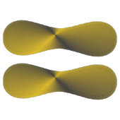 黒と鮮やか金ゴールド ソフトボール (パネル)