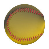 黒と鮮やか金ゴールド 野球ボール (正面左)