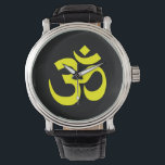 黒と黄色のオブジェクトモデル記号 腕時計<br><div class="desc">黒の黄色のオブジェクトモデル記号。背景色を変更できる。カラーコーもしドFFFF00カスタマイズを試す文字を追加したい。</div>