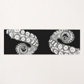 黒と黄色のタコ触手ヨガマット ヨガマット (正面(横))