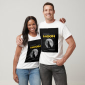 黒と黄色のダークムーンTシャツ Tシャツ (ユニセックス)