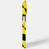 黒と黄色のバイエルダイヤモンド国旗のパターン Case-Mate iPhoneケース (裏面 / 右)