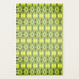 黒と黄色のパターン プランナー手帳