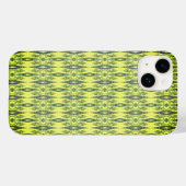 黒と黄色のパターン Case-Mate iPhoneケース (裏面 (横))