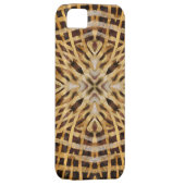 黒と黄色の万華鏡のように千変万化するパターンファーパターン Case-Mate iPhoneケース (裏面/右)