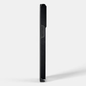 黒と黄色の危険ストライプ 建設エンジニア iPhoneケース (右側面)