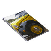 黒と黄色の古いシトローン2CV 2 CV ノートブック (右側)