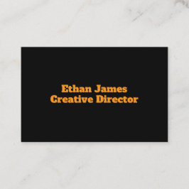 黒と黄色の名刺 名刺