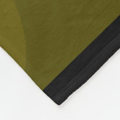 黒と黄色の抽象芸術パター絵画ン フリースブランケット (角)