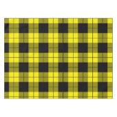 黒と黄色の格子模様のテーブルクロス テーブルクロス (正面(横))