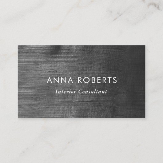 黒と黄色の色彩の鮮やかビジネスカード 名刺 (正面)