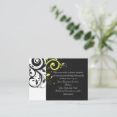 黒と黄色の逆旋回 エンクロージャーカード (スタンド正面)