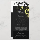 黒と黄色の逆旋回 メニュー (正面/裏面)