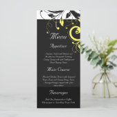 黒と黄色の逆旋回 メニュー (スタンド正面)