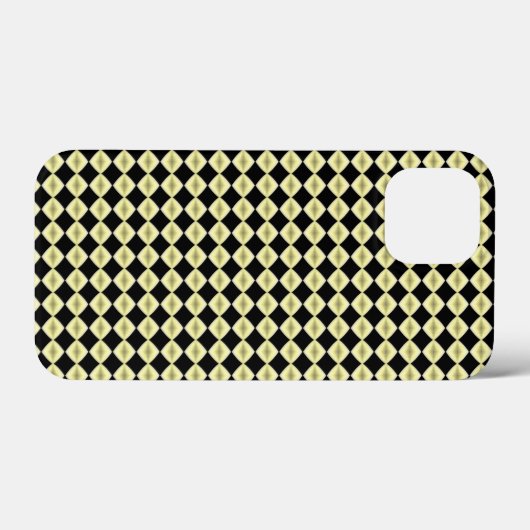 黒と黄色 Case-Mate iPhoneケース (裏面 (横))
