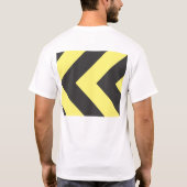 黒と黄色 Tシャツ (裏面)