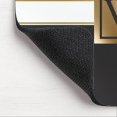 黒と黄金のアラビア語 マウスパッド (コーナー)