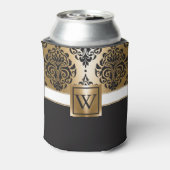 黒と黄金のアラビア語 缶クーラー (缶裏面)