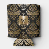 黒と黄金のアラビア語 缶クーラー (裏面)