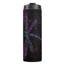 黒にかわいらし紫の青トンボ