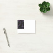 黒にかわいらし紫の青トンボ ポストイット (オフィス)