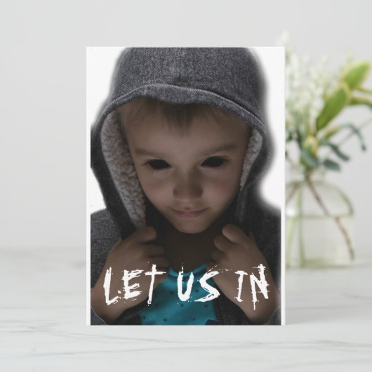 黒によって注目された子供BEKは気色悪い風変わりの私達を許可しました 招待状 (スタンド正面)