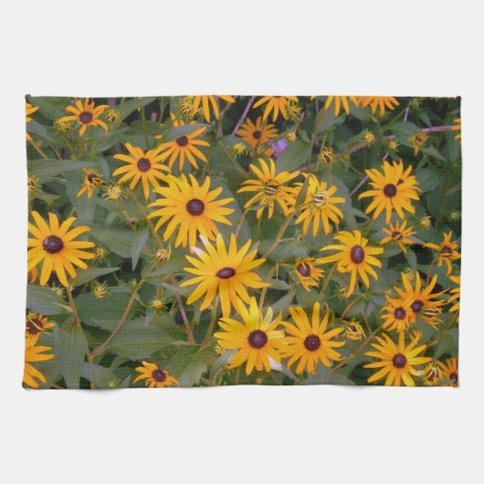 黒によって注目されるスーザンの皿タオル キッチンタオル (横)