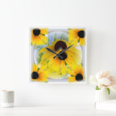 黒によって注目されるSusansの柱時計 スクエア壁時計 (ホーム)