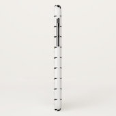 黒によって輪郭を描かれるパステル調の虹の星 Case-Mate iPhoneケース (裏面/左)